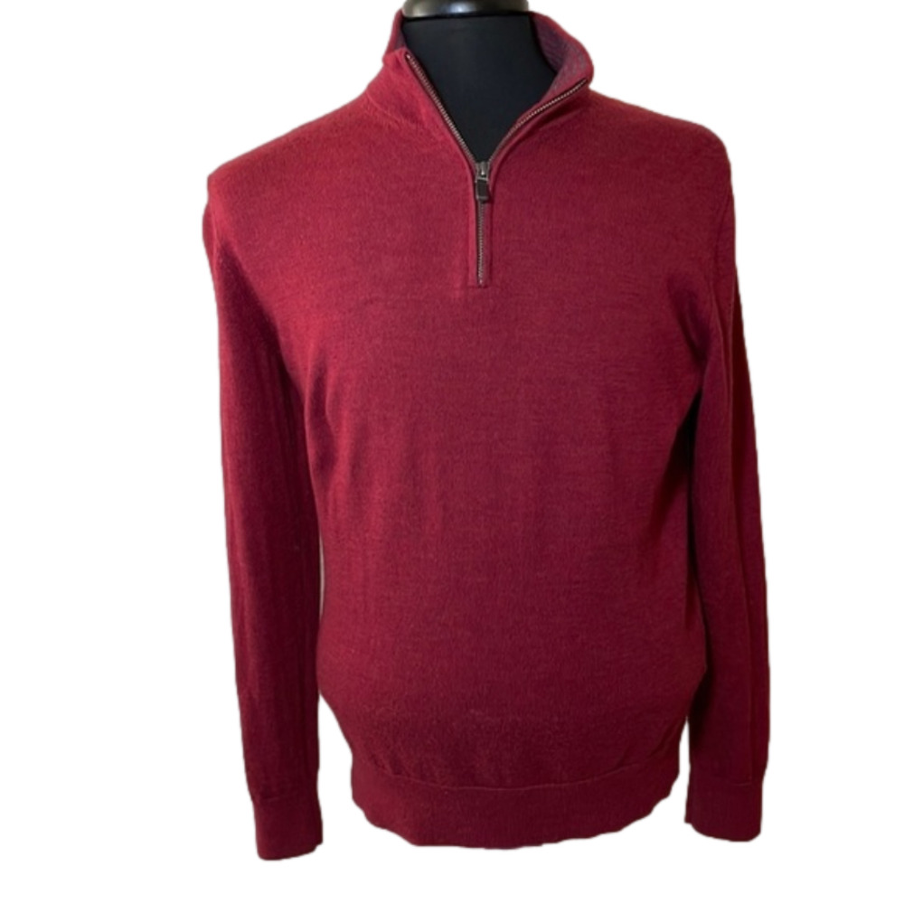 Untuckit 1/4 zip Pullover Sweater Size Small